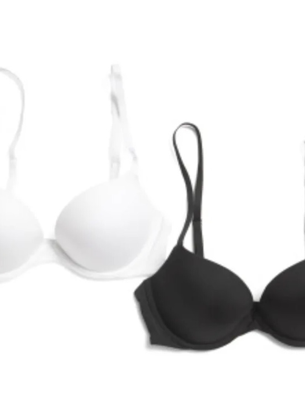 Everyday T-Shirt Bra - White and Black